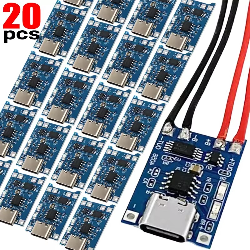 Li Ion Charger Module - 1-20Pcs Type-C/Micro/Mini USB 5V 1A 18650