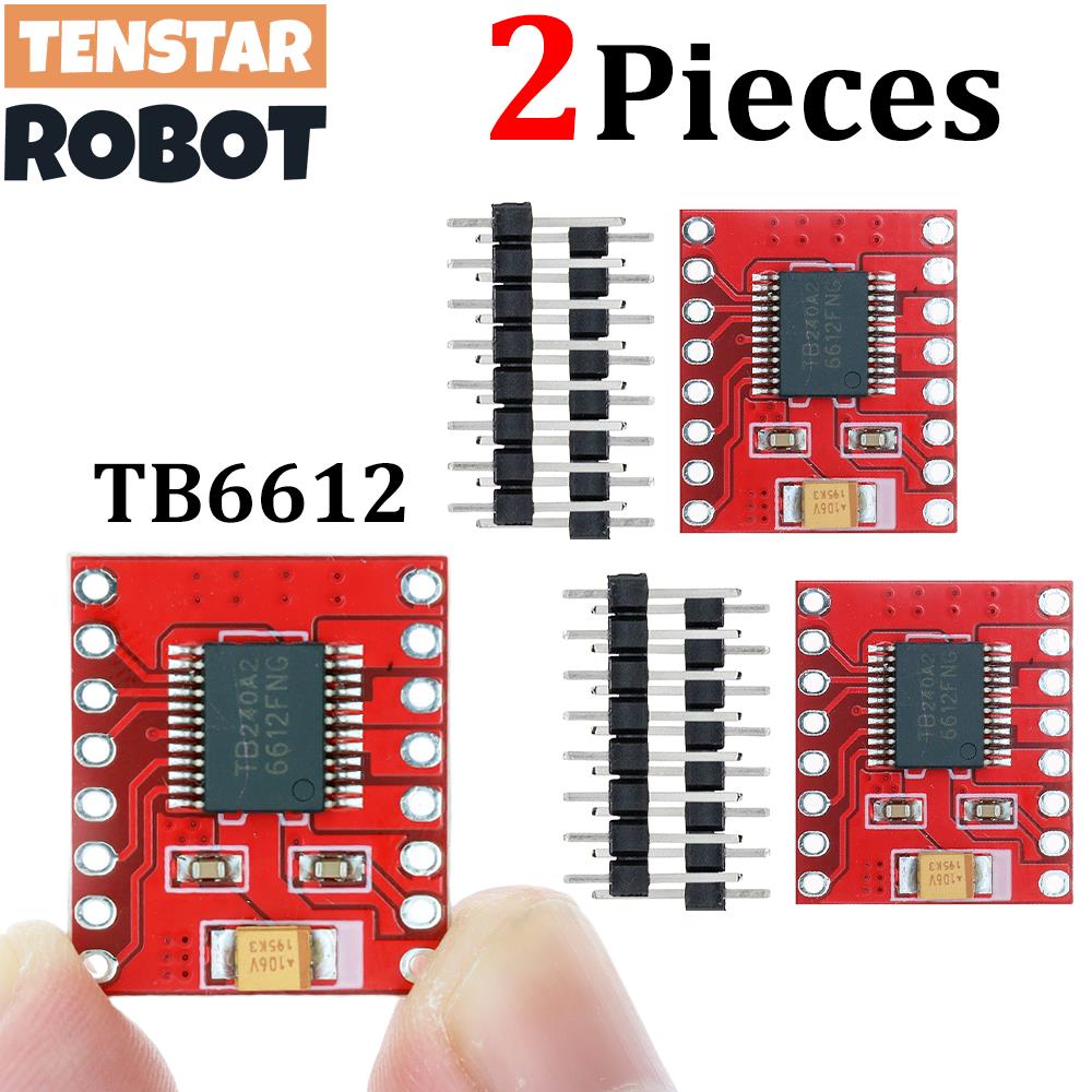 Breadboard 400 Point - TENSTAR 2pcs TB6612 Dual Motor Driver