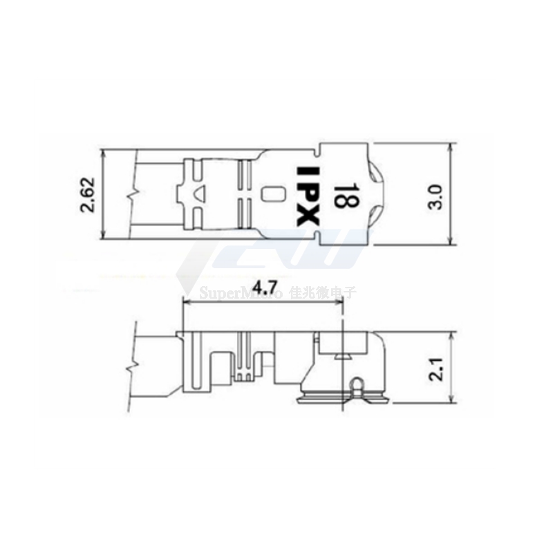 RF U.FL/IPX IPX1 UFL to RP-SMA - Ipex Connector ulasan dan harga