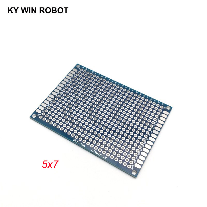 5pcs 5x7cm 50x70 mm Blue Doubl - Pcb Prototyping Board ulasan dan harga