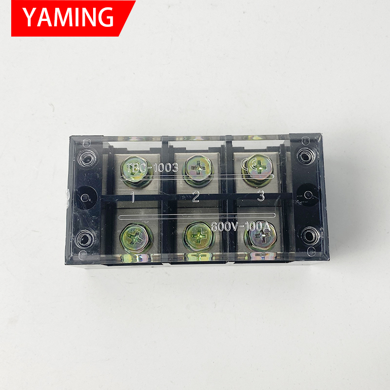 2pcs TBC-1003 100A 3P 600V 6 S - Screw Terminal Block ulasan dan harga