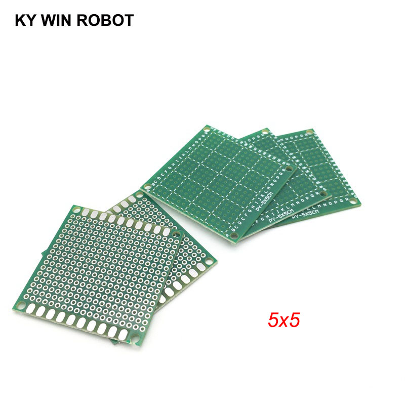 5pcs 5x5cm 50x50 mm Single Sid - Pcb Prototyping Board ulasan dan harga
