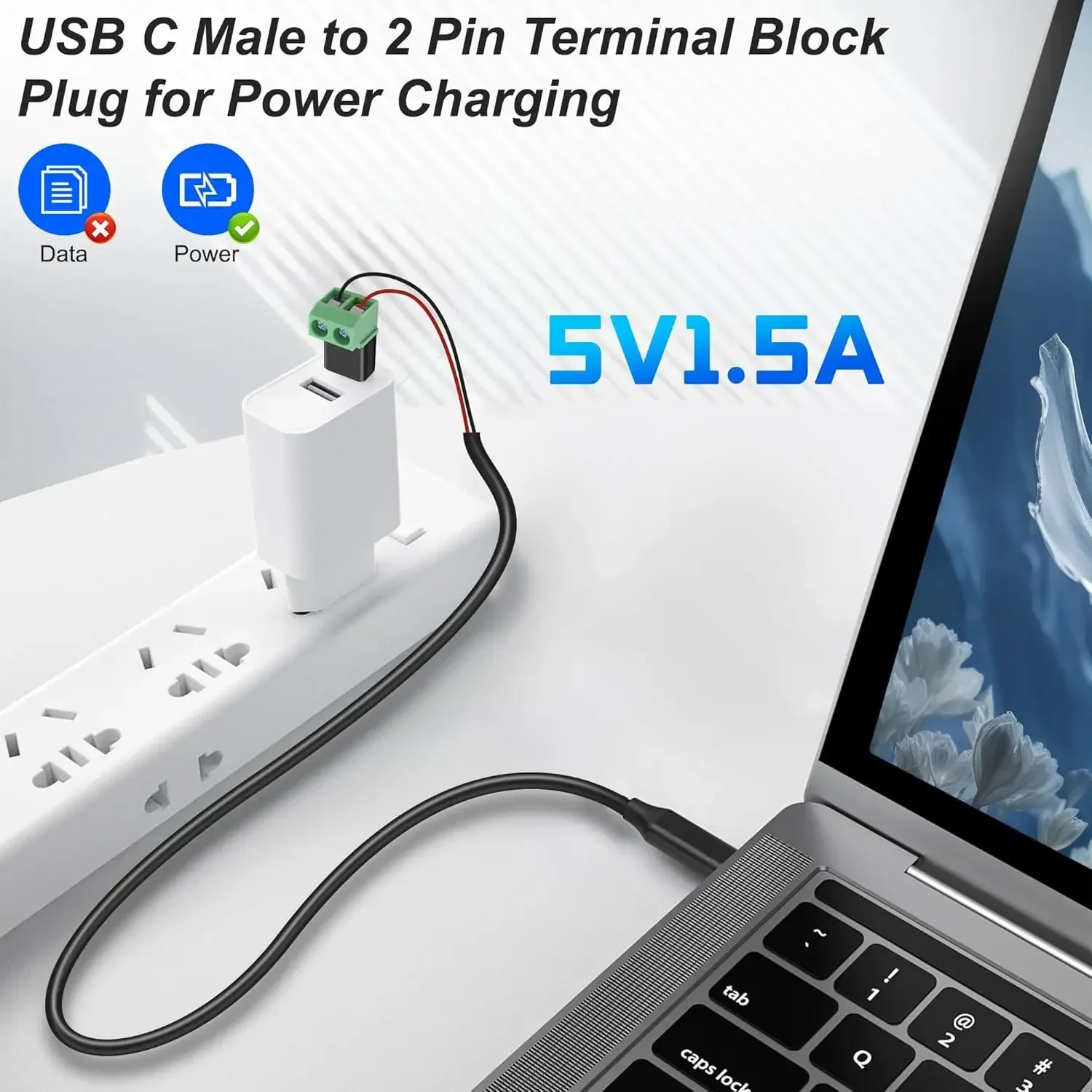 1-4Pcs Solderless Plug USB C t - Screw Terminal Block ulasan dan harga