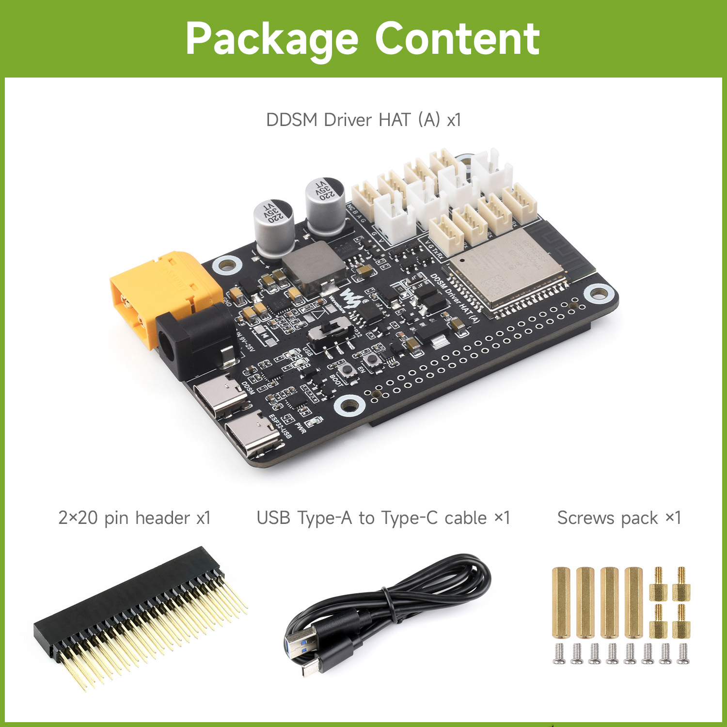 Waveshare Direct Drive Servo M - Proto Board ulasan dan harga